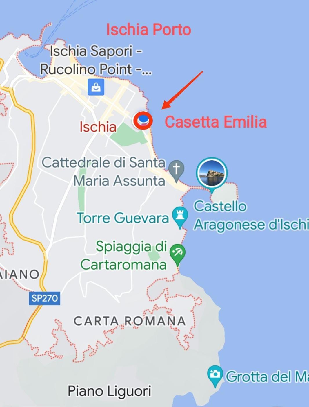 Casetta Emilia Vicino Al Mare Искья Экстерьер фото